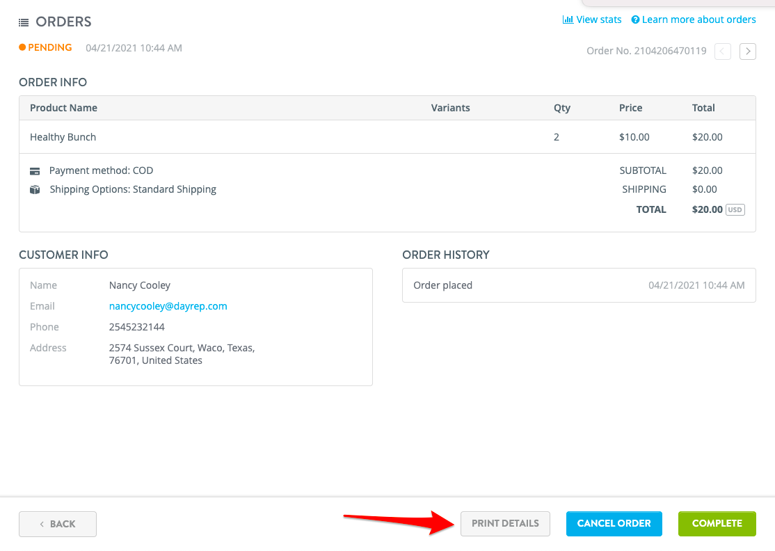 how how to print a shipping label in the Strikingly editor how how to print a shipping label in the Strikingly editor